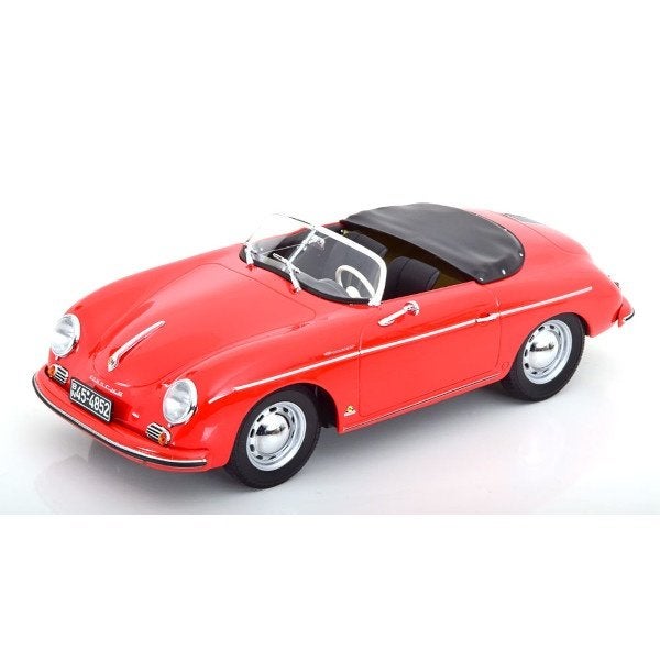 Porsche 356 Speedster 1954 Rood Modelauto 1/18 Norev, Hobby en Vrije tijd, Modelauto's | 1:18, Nieuw, Auto, Norev, Ophalen of Verzenden