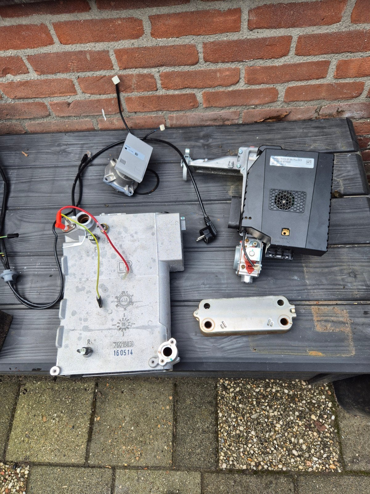 CV-ketel onderdelen: warmtewisselaar, brander en meer, Ophalen of Verzenden, Gebruikt