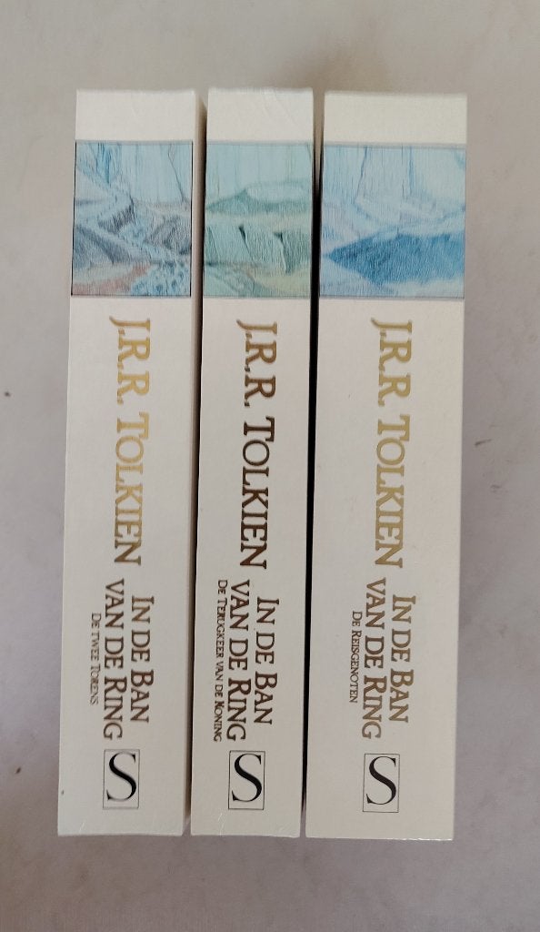 In de ban van de ring trilogie met kaart, Boeken, Ophalen of Verzenden, Gelezen, J.R.R. Tolkien