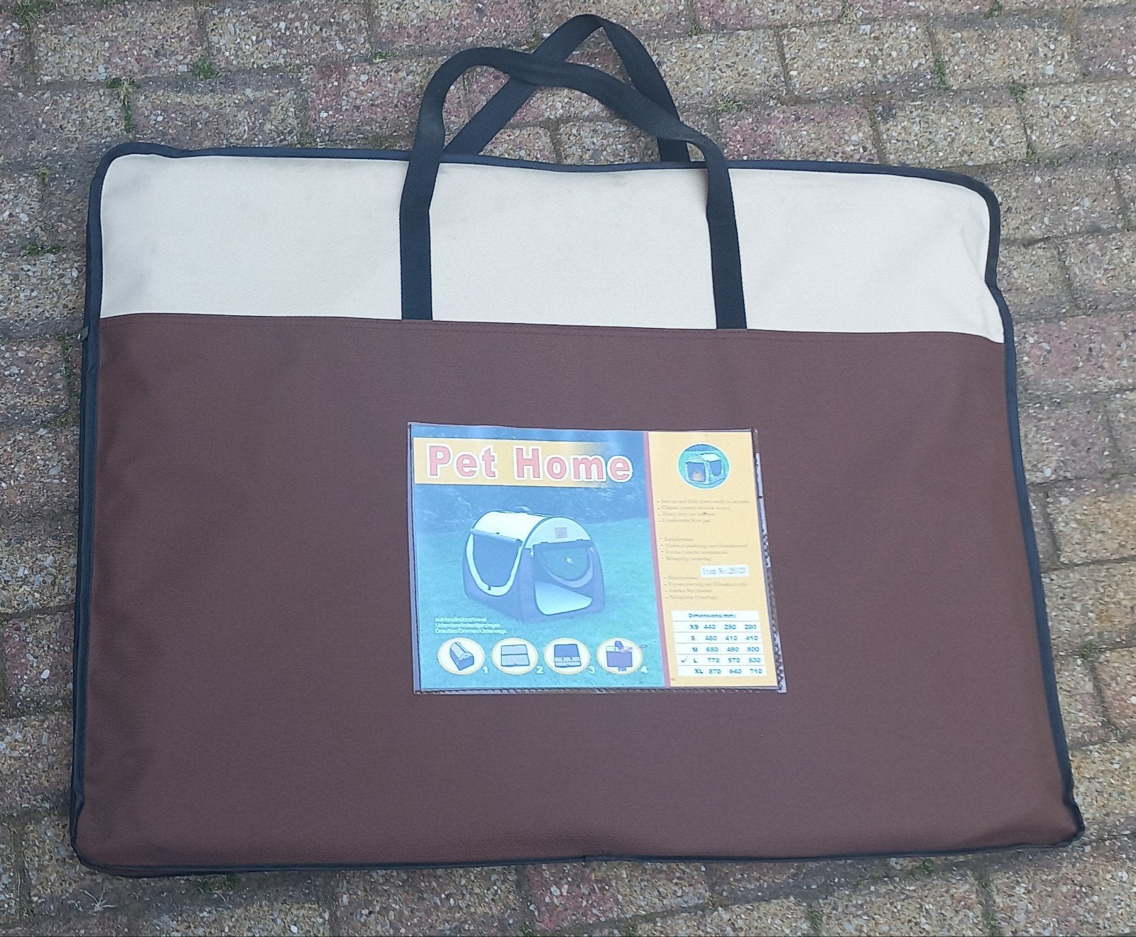 Opvouwbare nylon bench / transportbox / Pet Home 77x57x63, Ophalen, Zo goed als nieuw