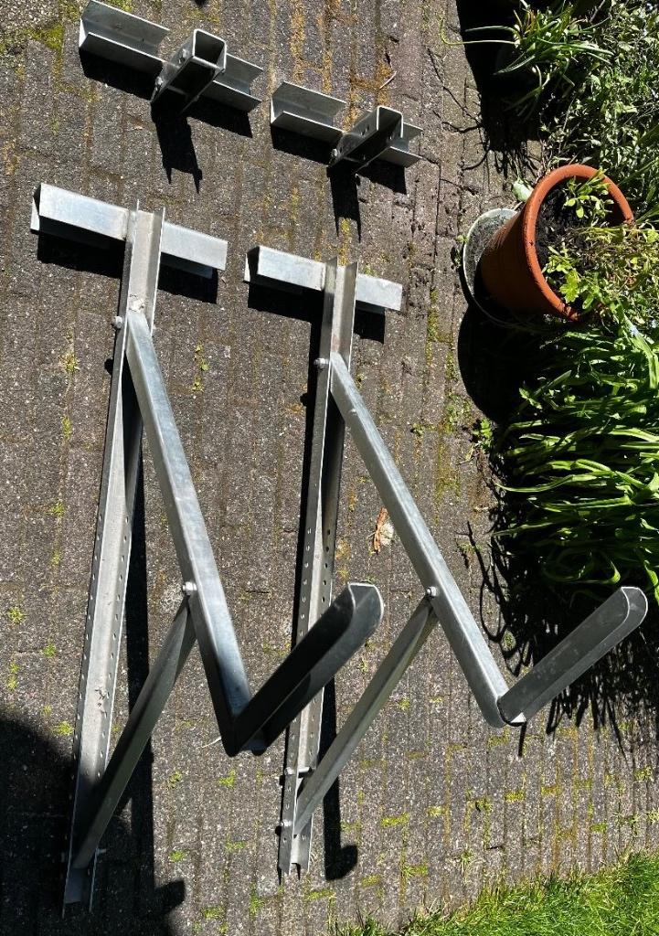 Daksteiger 2 maal, Doe-het-zelf en Verbouw, Ophalen, Gebruikt, Daksteiger, Minder dan 2 meter