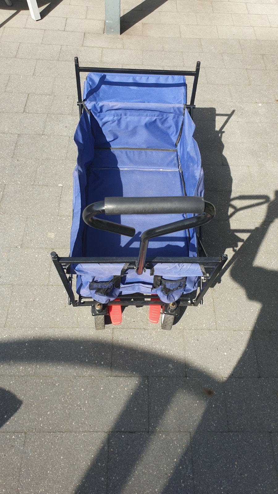 inklapbare bolderkar, Ophalen, Opvouwbaar, Gebruikt