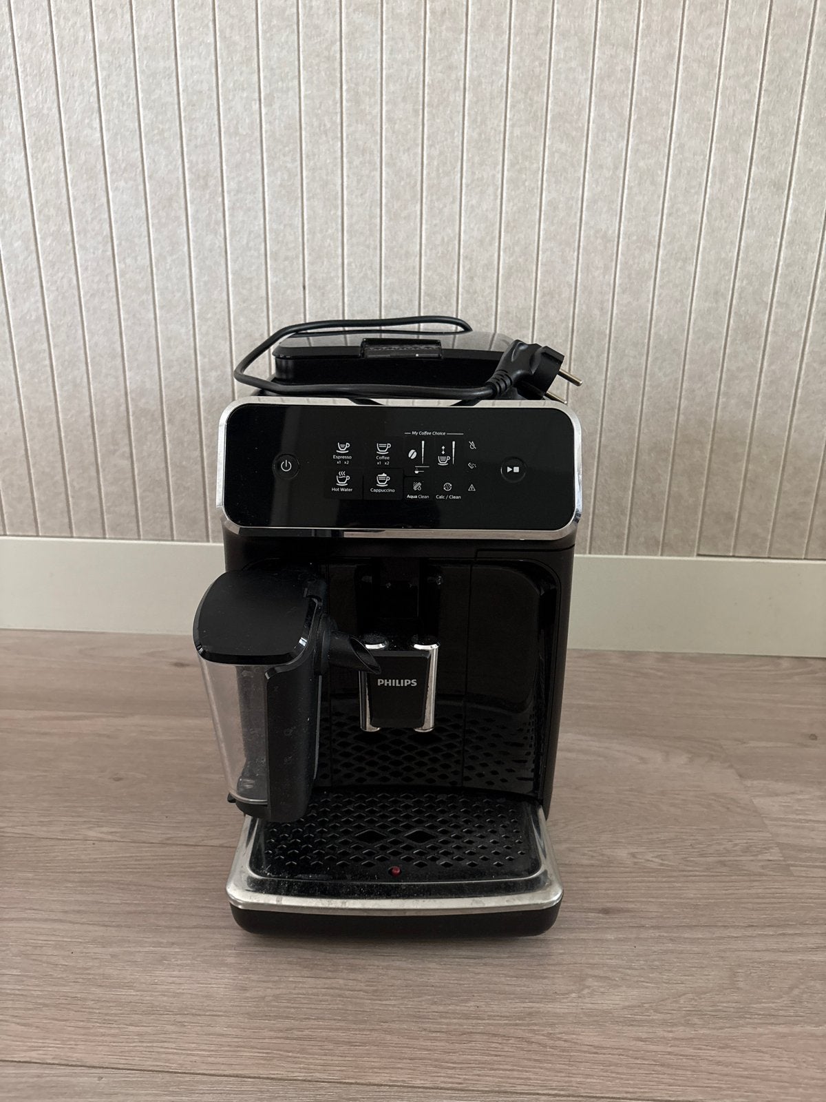 Philips koffiezetapparaat met melkopschuimer, Witgoed en Apparatuur, Koffiezetapparaten, Ophalen, Afneembaar waterreservoir, Gebruikt