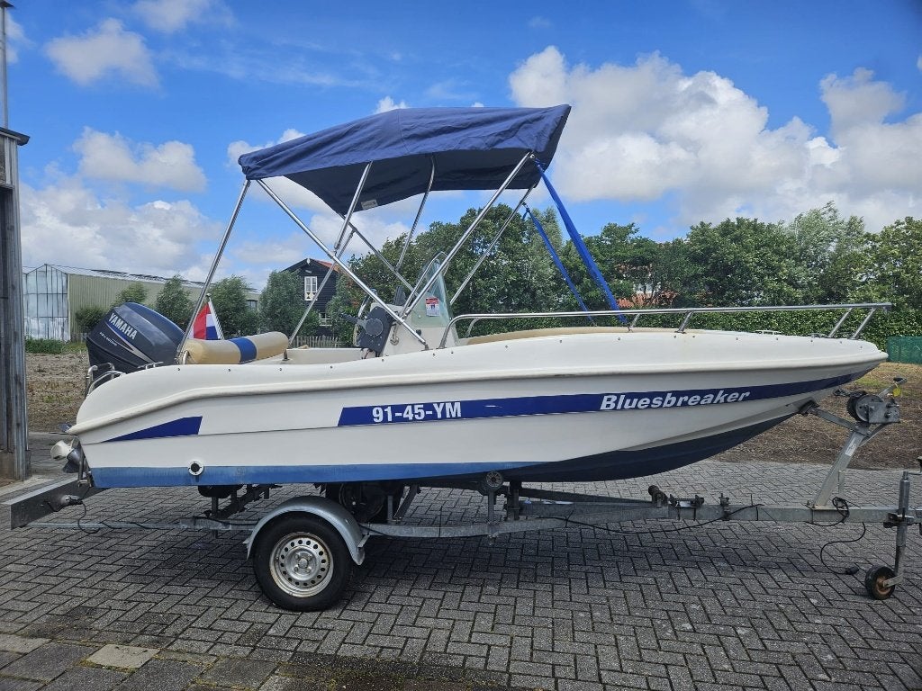 Te koop, vis console boot, Watersport en Boten, Ophalen, 10 tot 30 pk, Gebruikt, Viertaktmotor