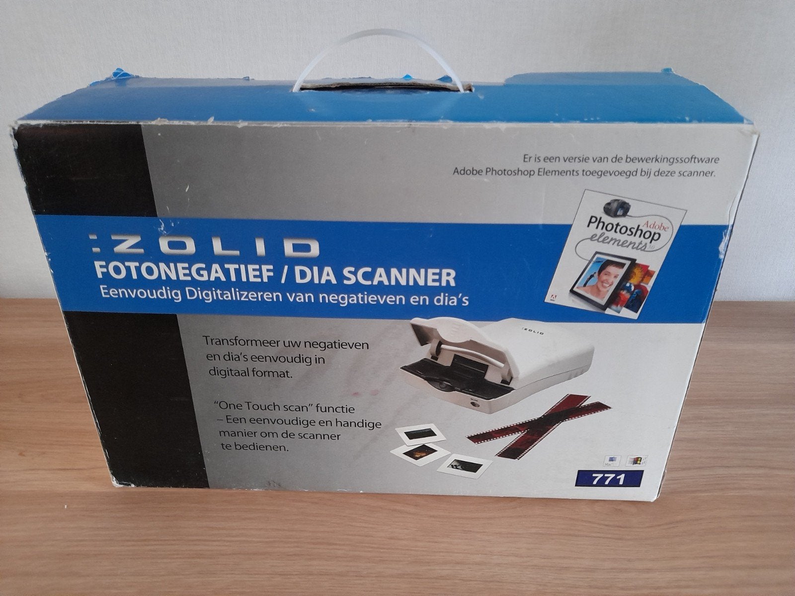 fotonegatief/dia scanner, Computers en Software, Ophalen of Verzenden, Zo goed als nieuw, IZolid