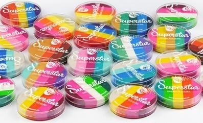 schmink superstar dream collers rond splitcake 12,50 pst, Ophalen of Verzenden, Nieuw, Schmink, Overige