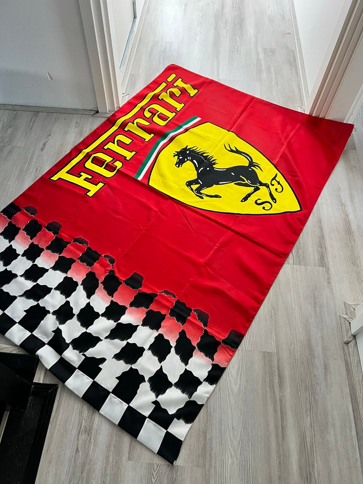 Ferrari vlag, Formule 1, Ophalen of Verzenden, Nieuw