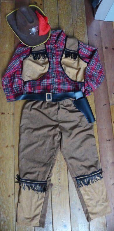 Verkleedpak cowboy rodeo 152, Ophalen of Verzenden, Zo goed als nieuw, 146 t/m 152, Jongen of Meisje