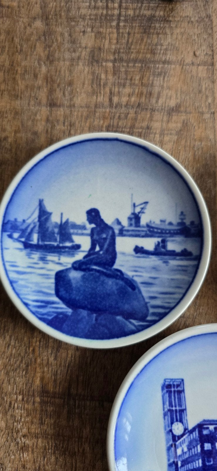 Set van 3 Royal Copenhagen Mini Wandbordjes (Faience Denemar, Ophalen of Verzenden