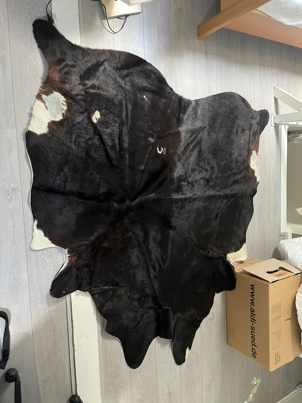 ikea koldby koeienhuid koeienvacht vloerkleed, Huis en Inrichting, Ophalen, Koe, Gebruikt, 100 tot 150 cm