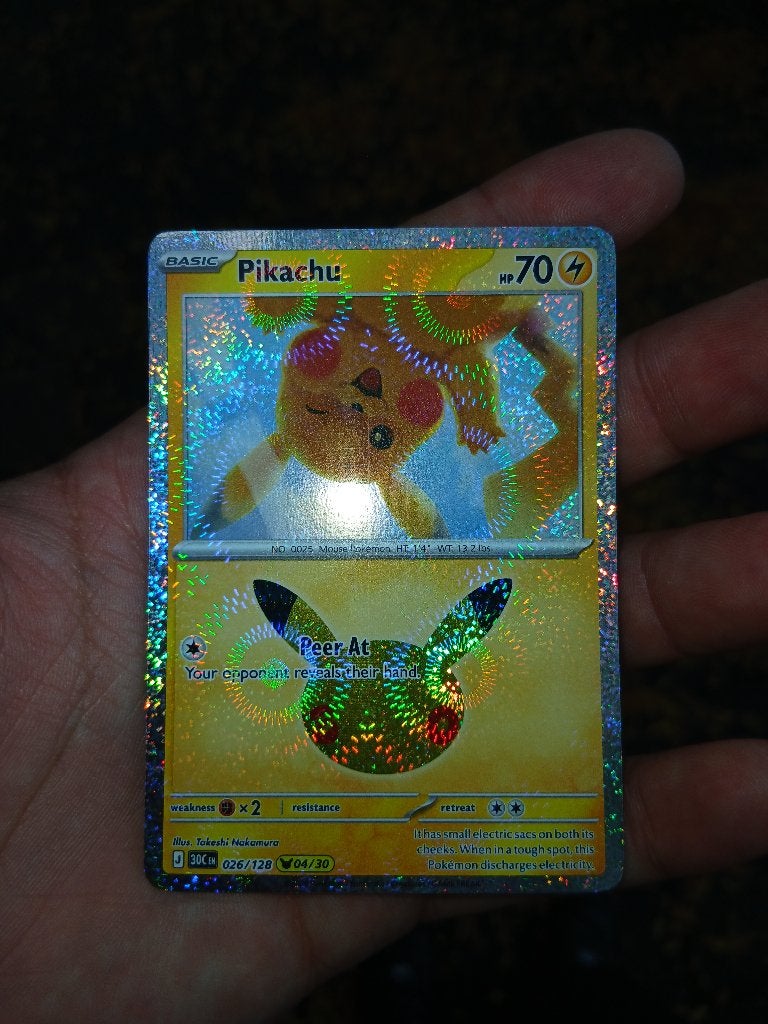 Pikachu 026/128, Ophalen of Verzenden, Nieuw, Losse kaart