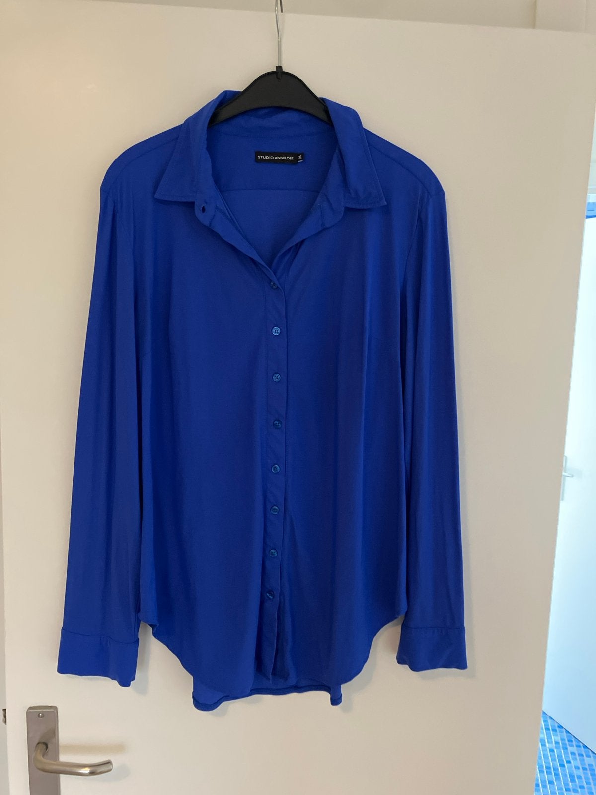 Studio Anneloes Blouse - Kobaltblauw - Maat XL, Kleding | Dames, Blouses en Tunieken, Ophalen of Verzenden, Zo goed als nieuw