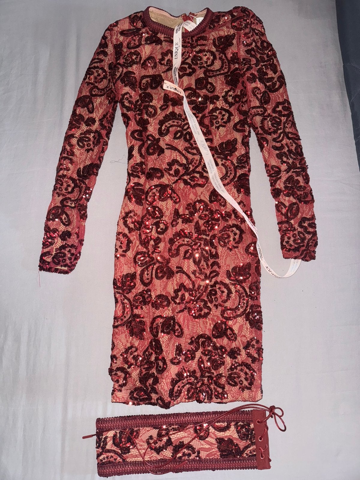 Unique the label dress maat xs, Overige typen, Zwart, Ophalen of Verzenden, Zo goed als nieuw