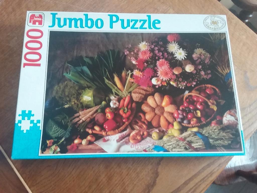Jumbo puzzel volwassenen 1000 stukjes, Ophalen, 500 t/m 1500 stukjes, Zo goed als nieuw