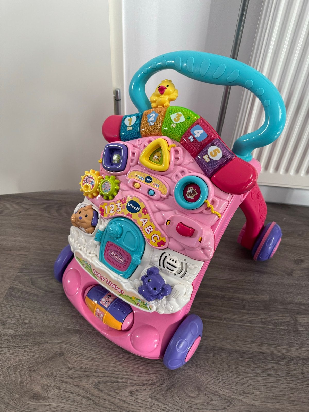 VTech Baby Walker Roze - Loopwagen met activiteitenpaneel, Ophalen, Gebruikt, Overige typen, Met licht