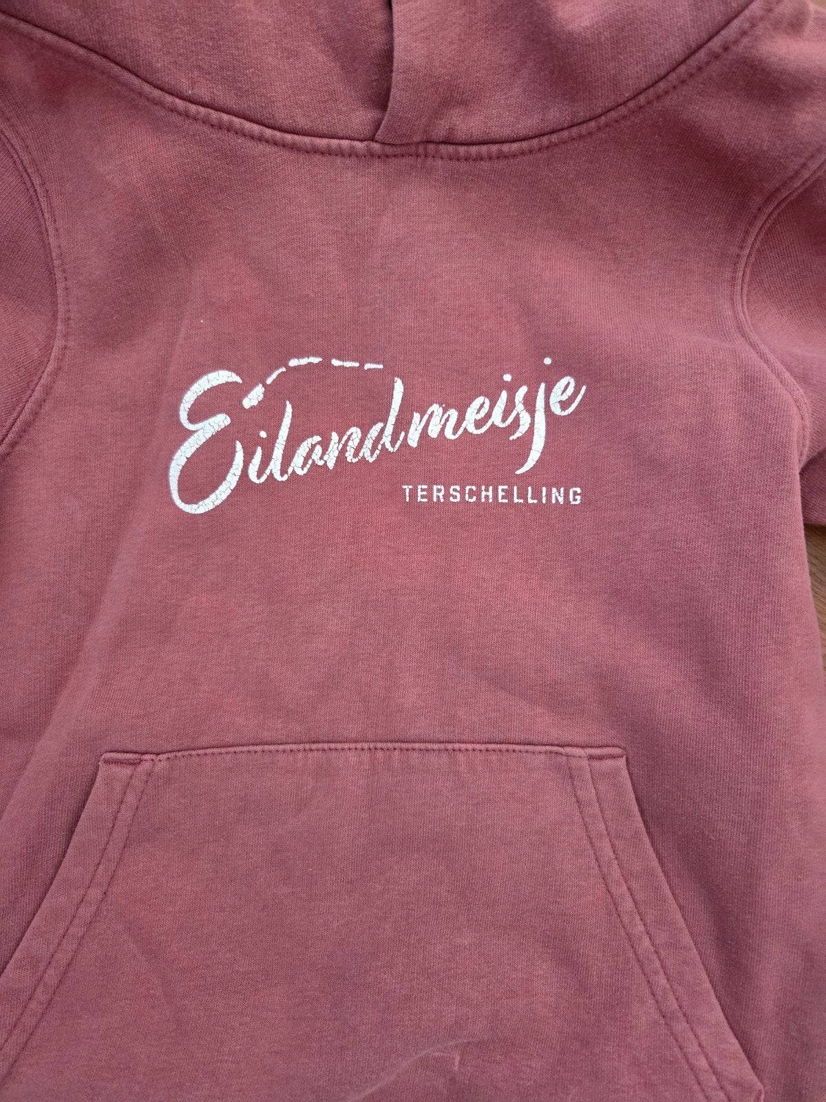 Eilandmeisje hoodie oud roze maat 110 116, Ophalen of Verzenden, Zo goed als nieuw, Eilandmeisje, Meisje