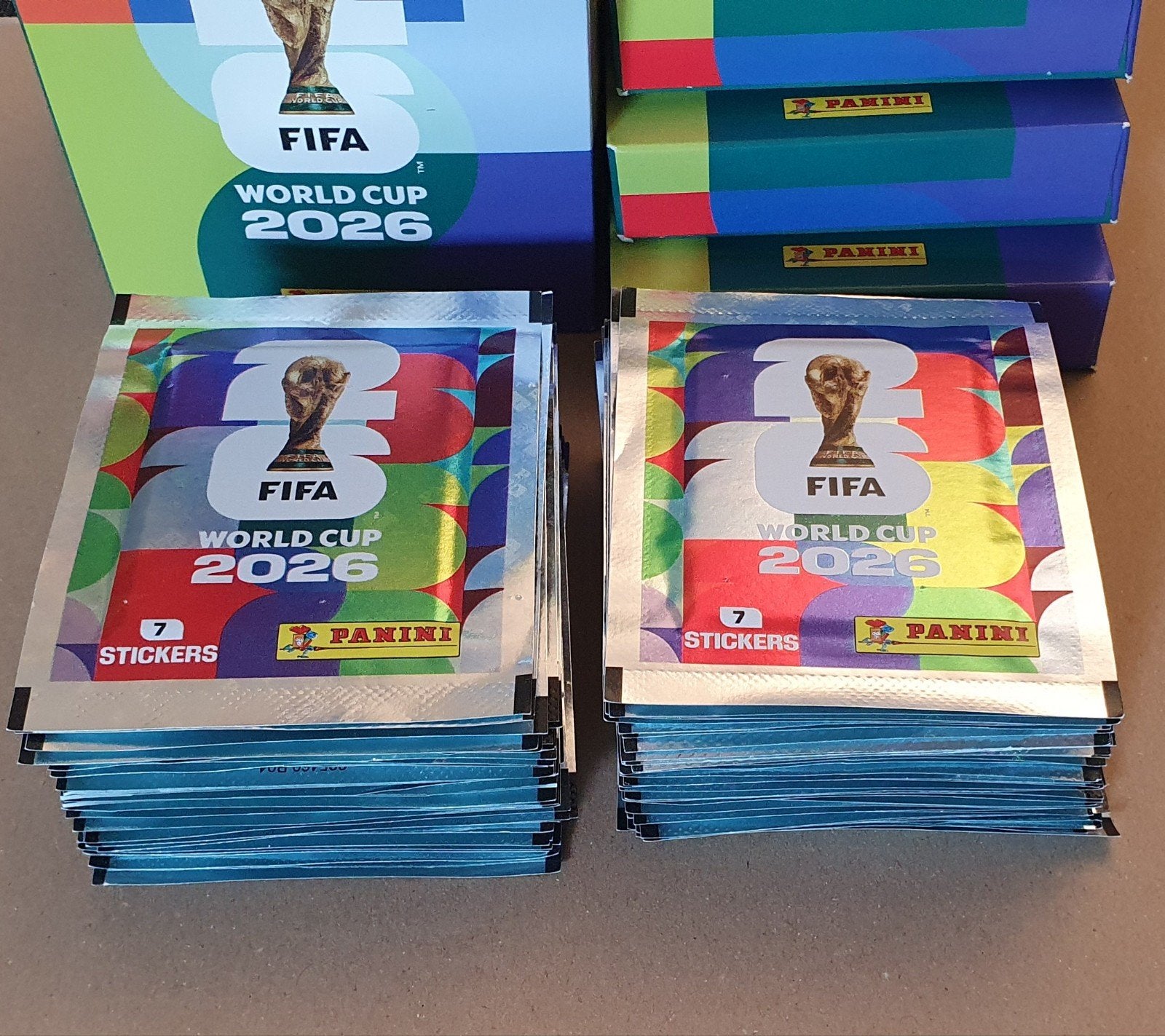 Panini WK 2026 - 60 zakjes, Hobby en Vrije tijd, Stickers en Plaatjes, Ophalen of Verzenden, Nieuw, Meerdere stickers