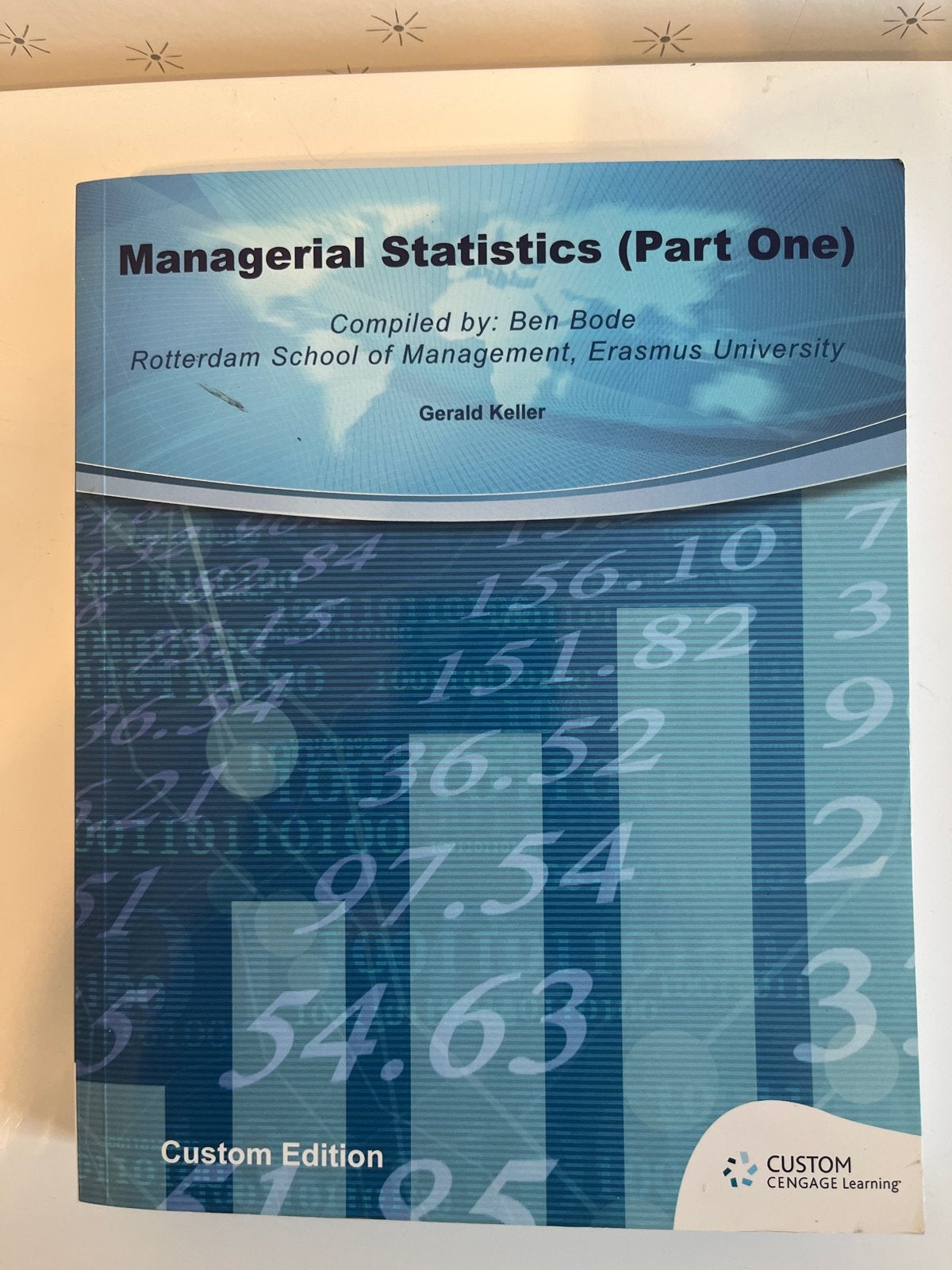 Managerial Statistics (Part One) - Gerald Keller, Boeken, Ophalen of Verzenden, Gamma, Zo goed als nieuw, WO