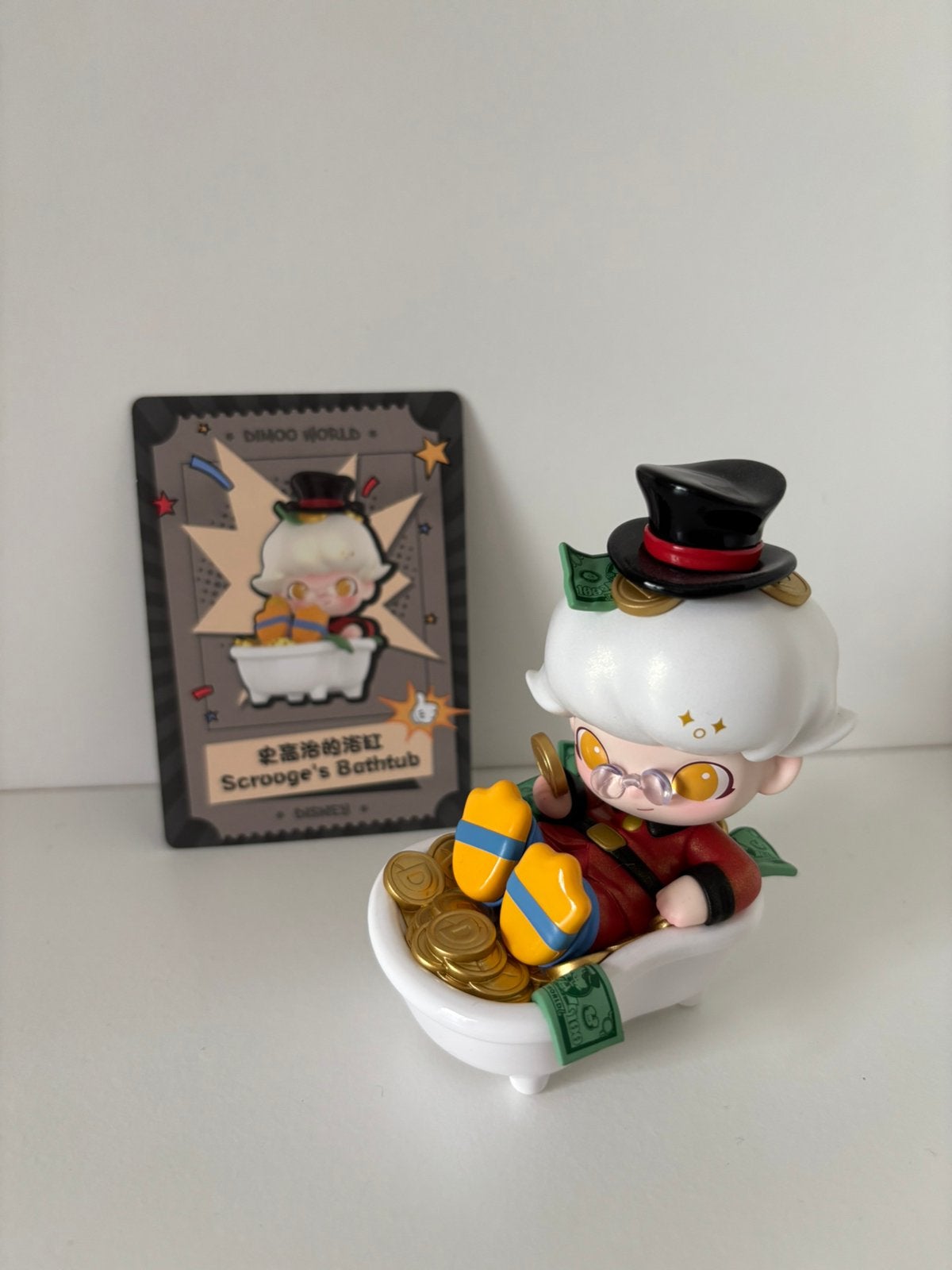 Popmart Dimoo World Disney - Scrooge’s Bathtub (Dagobert), Ophalen of Verzenden, Zo goed als nieuw