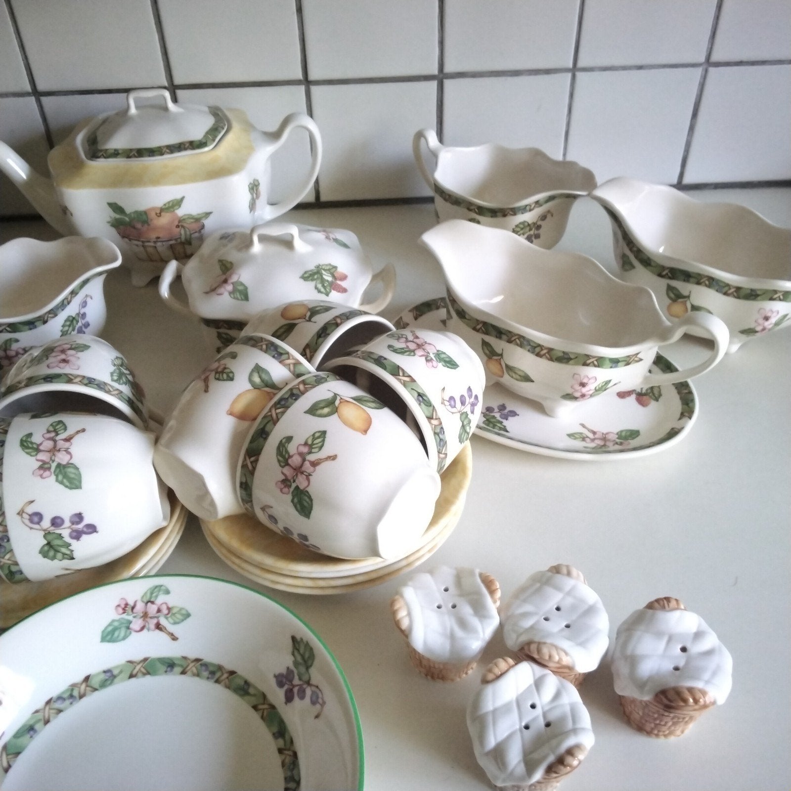 Johnson Brothers "Arcadia" Servies - Vintage Aardewerk, Gebruikt, Overige merken, Vintage, Ophalen of Verzenden