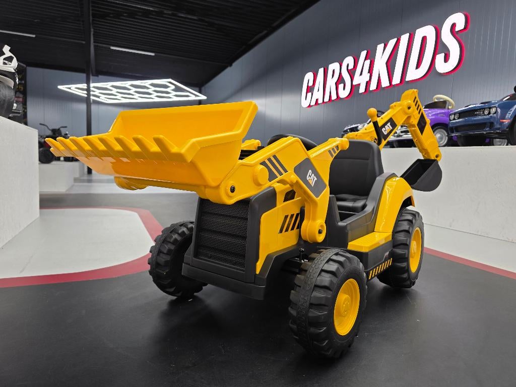 Kindertractor Caterpillar laad/graaf combinatie - soft start, Ophalen of Verzenden, Nieuw, Afstandsbediening