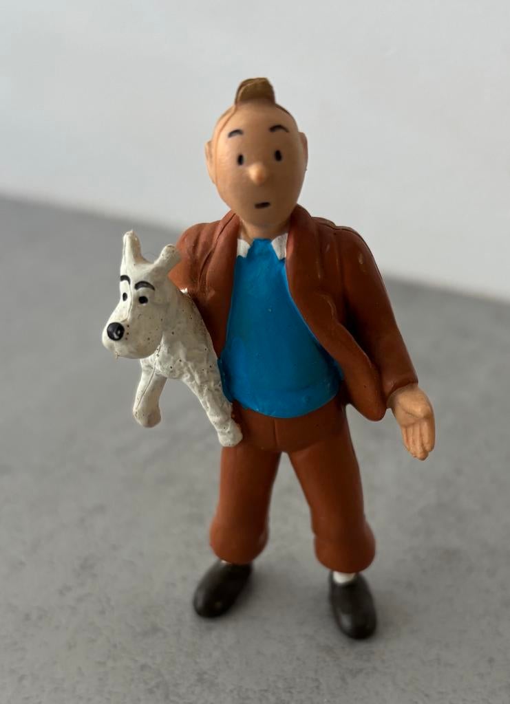 Origineel Kuifje PVC-figuurtje, Ophalen of Verzenden, Kuifje, Zo goed als nieuw, Beeldje of Figuurtje