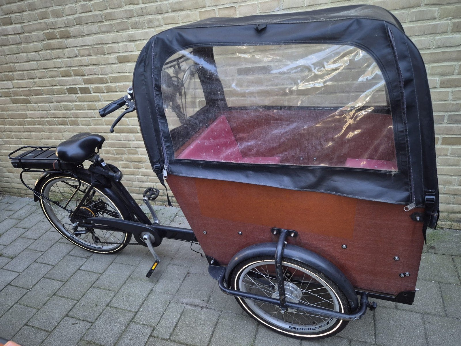 Bakfiets in goed staat, Fietsen en Brommers, Ophalen, Gebruikt, 1 kind