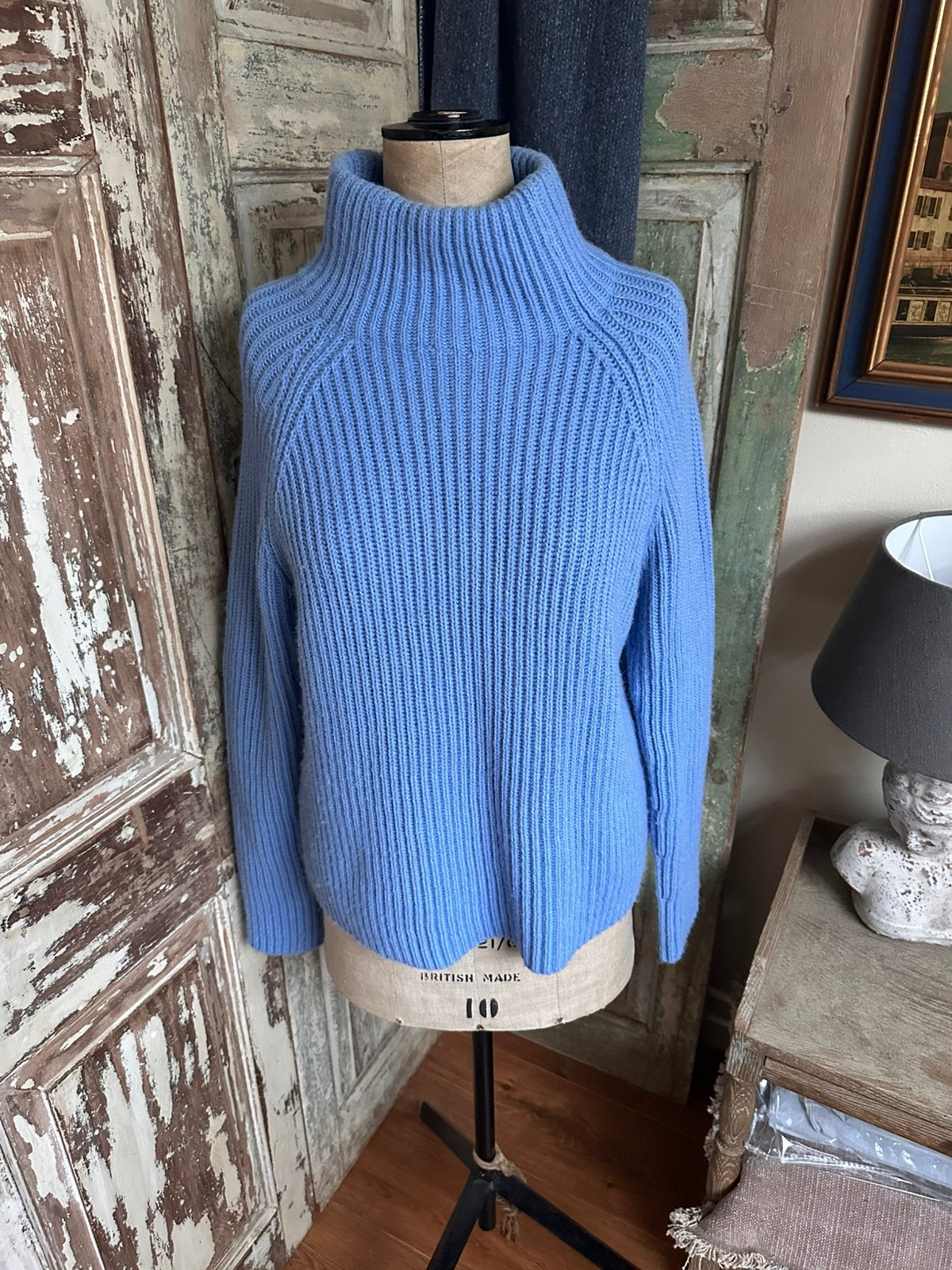 Ijs blauwe wollen trui v Drykorn nieuw mt m, Kleding | Dames, Truien en Vesten, Ophalen of Verzenden, Zo goed als nieuw, Maat 38/40 (M)