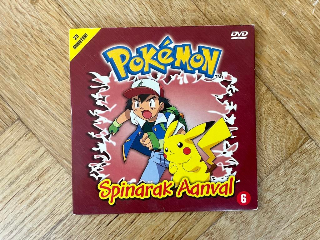 Pokémon - Spinarak Aanval op Single DVD (krasvrij, met NL), Tekenfilm, Anime (Japans), Ophalen of Verzenden, Zo goed als nieuw