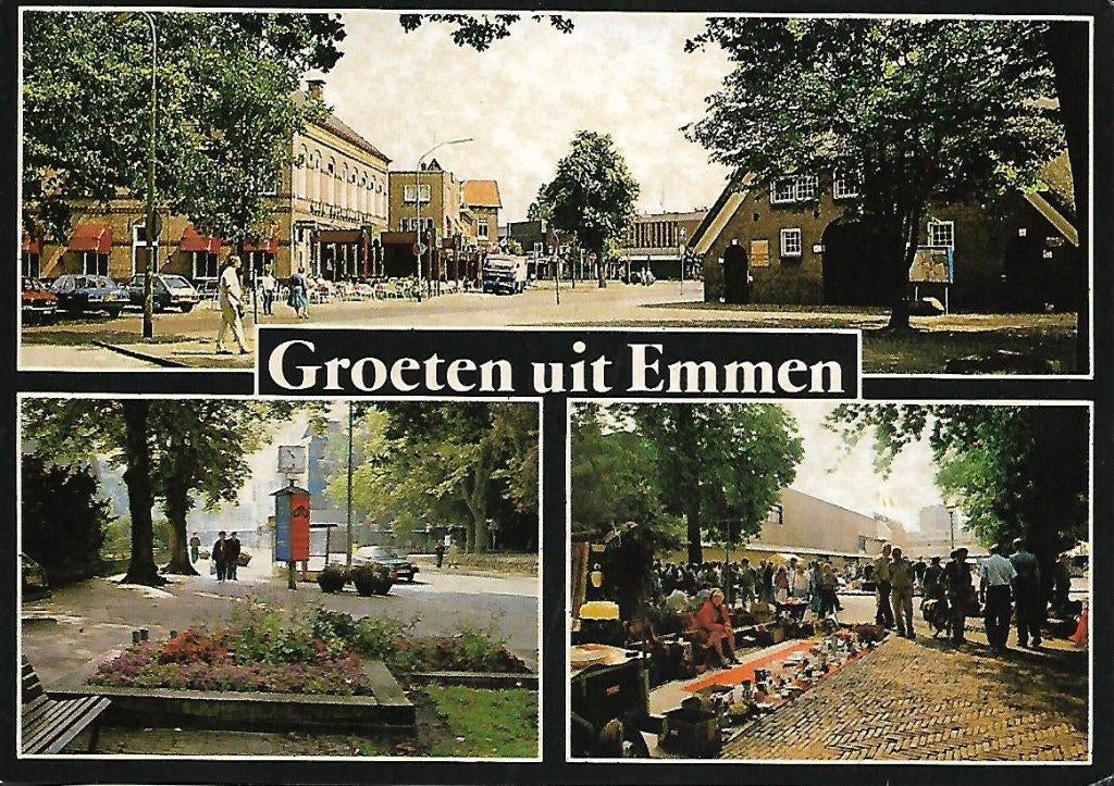 Emmen- -3-luik., Verzenden, 1980 tot heden, Gelopen, Drenthe