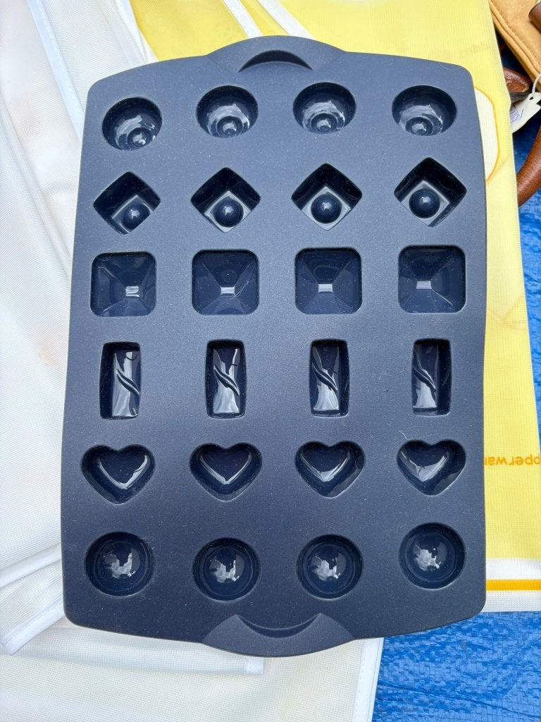Tupperware siliconen bakvorm figuurtjes nieuw., Huis en Inrichting, Keuken | Tupperware, Ophalen of Verzenden, Nieuw, Blauw, Overige typen
