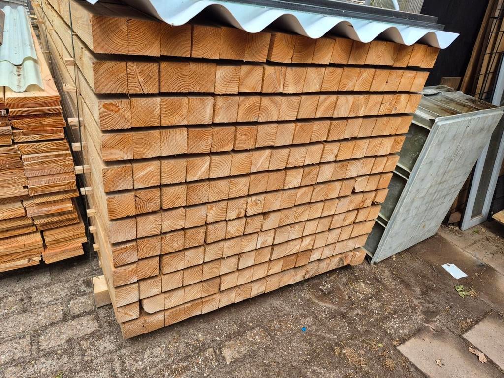 70x70mm douglas tuin palen 300cm fijnbezaagd balken AKTIE!, Ophalen, Nieuw, 250 cm of meer, Palen