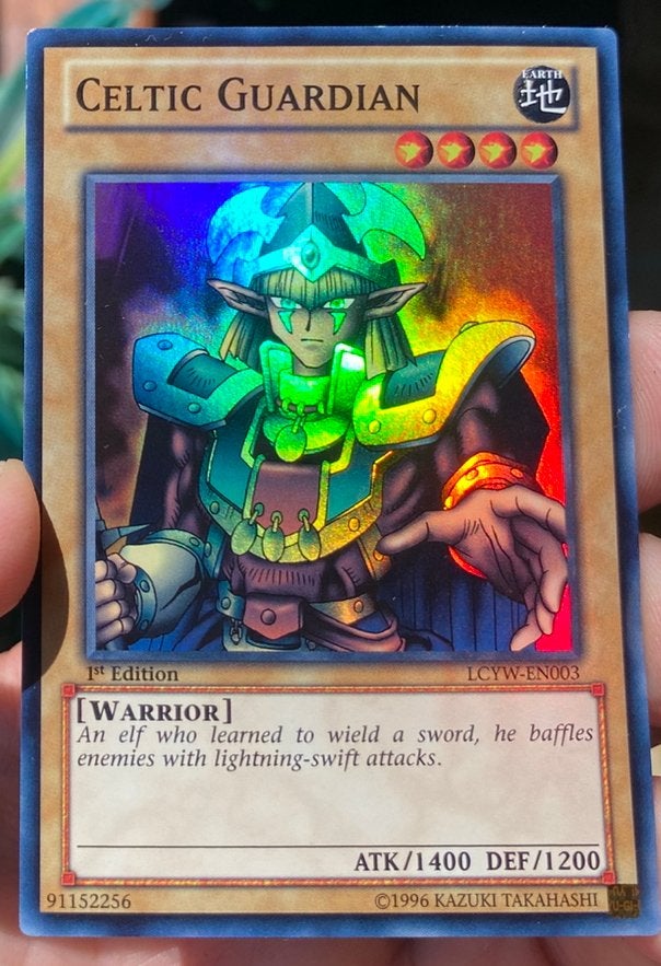 Yu-Gi-Oh! Celtic Guardian LCYW 1st Edition !, Hobby en Vrije tijd, Verzamelkaartspellen | Yu-gi-Oh!, Ophalen of Verzenden, Gebruikt