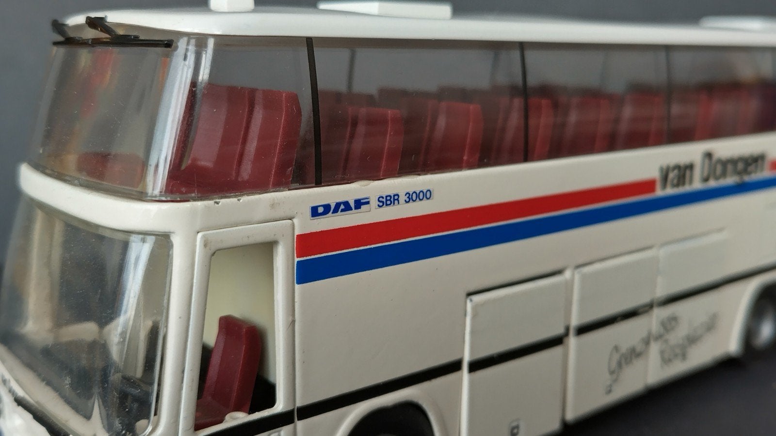 Daf Sbr 3000 Bus Van Dongen 1:50 Tekno Pol, Verzenden, ., De Lier holland, Tekno