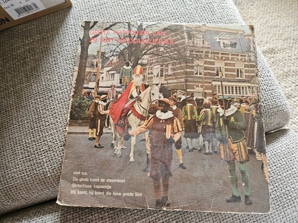 Sint Nicolaas / zwarte pieten liedjes LP, Ophalen of Verzenden, Gebruikt