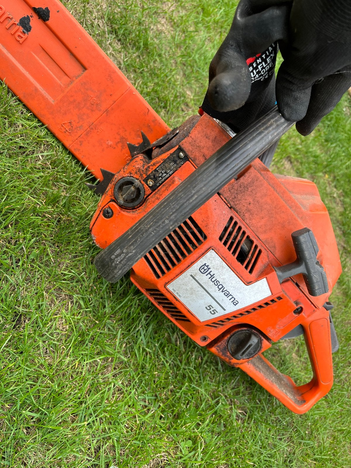 Husqvarna 55 kettingzaag - Goed werkend, moet schoongemaakt, Ophalen, Gebruikt, 40 t/m 49 mm