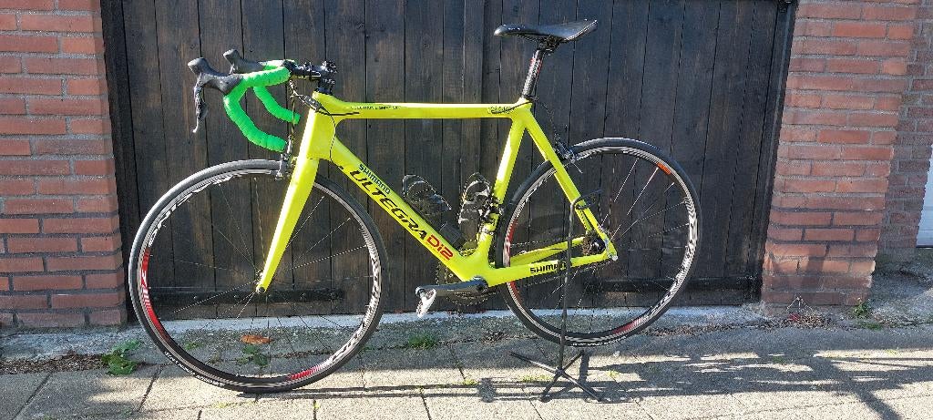 Carbon (Jan Janssen)Testbike met Shimano Ultegra Di2, Carbon, Zo goed als nieuw, 15 tot 20 versnellingen, 53 tot 57 cm