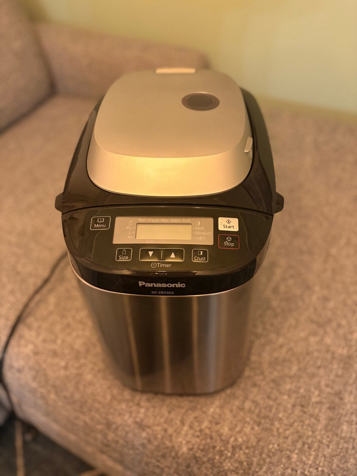 Panasonic SD-ZB2502 Broodbakmachine - Zo goed als nieuw, Meer dan 10 programma's, 800 tot 1200 gram deeg, Zo goed als nieuw, Ophalen