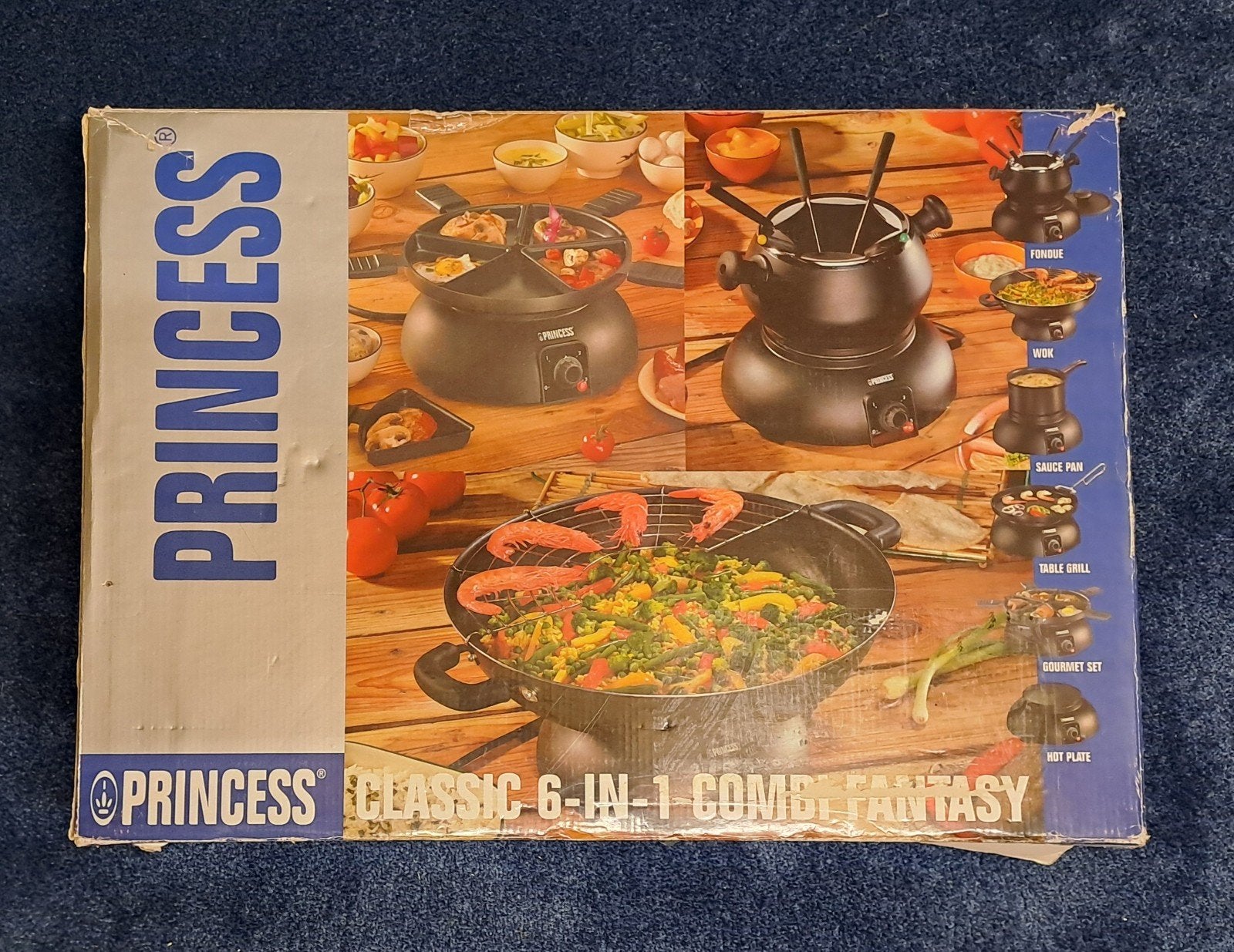 Princess Classic 6-in-1 Combi Fantasy - Gourmetstel, Ophalen of Verzenden, Gebruikt, 4 t/m 7 personen