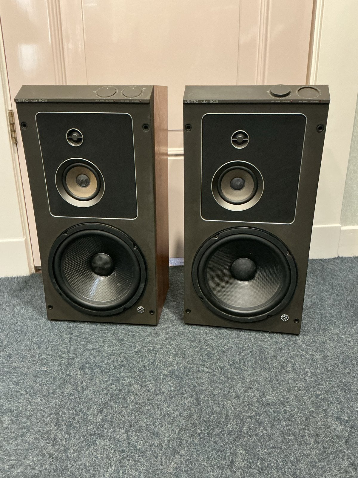 Jamo CBR 903 Vloerstaande Luidsprekers - Vintage Geluid, Audio, Tv en Foto, Vloerstaande luidspreker, Gebruikt, 120 tot 150 watt