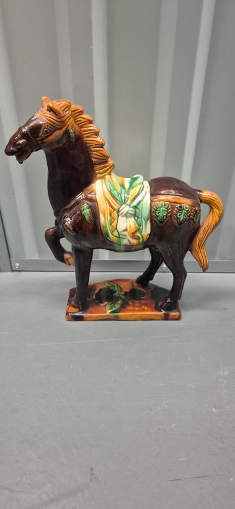 Antiek Chinees Tang-paard beeld - Keramiek, Ophalen