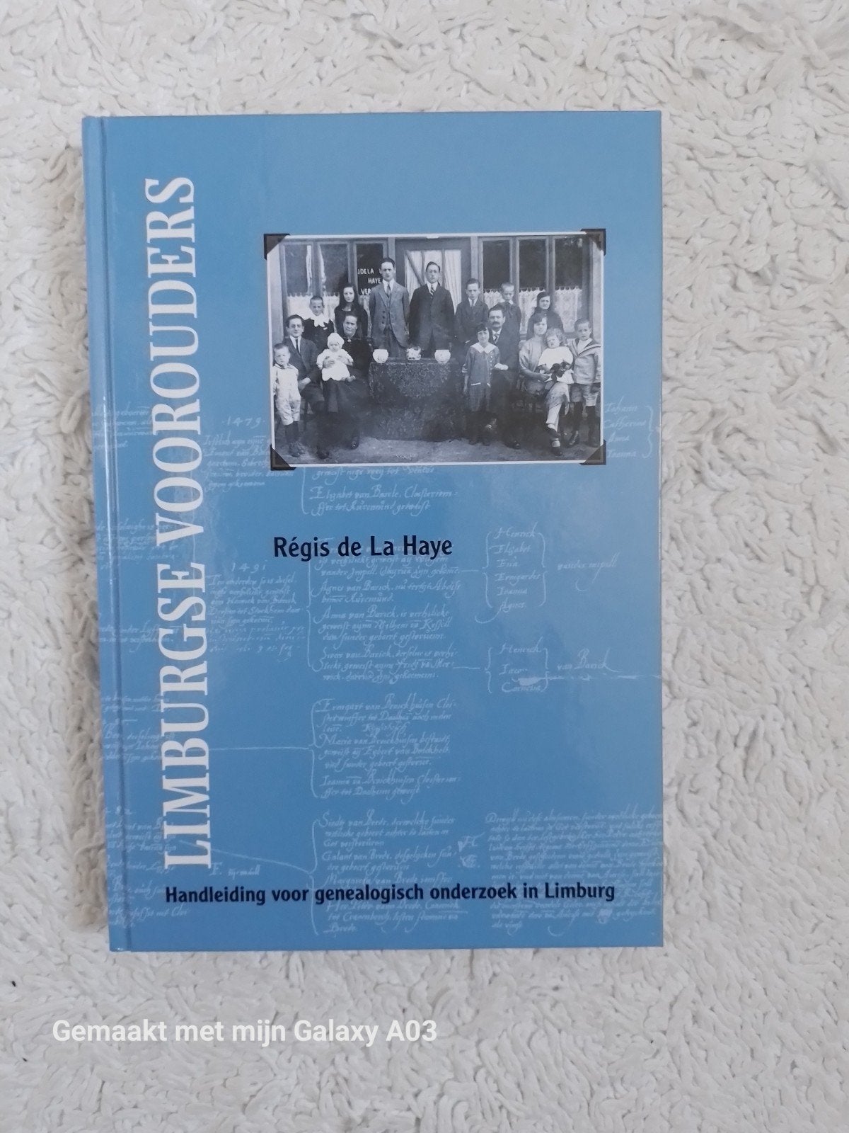 Limburgse Voorouders - Handleiding genealogisch onderzoek, Ophalen of Verzenden, 20e eeuw of later, Zo goed als nieuw, Régis de La Haye