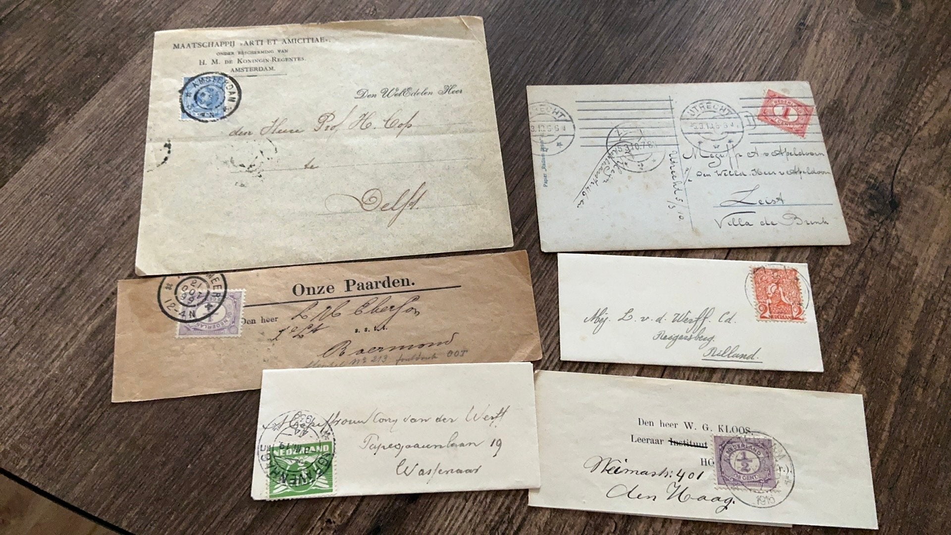 #49 Setje oude poststukken Nederland, Ophalen of Verzenden
