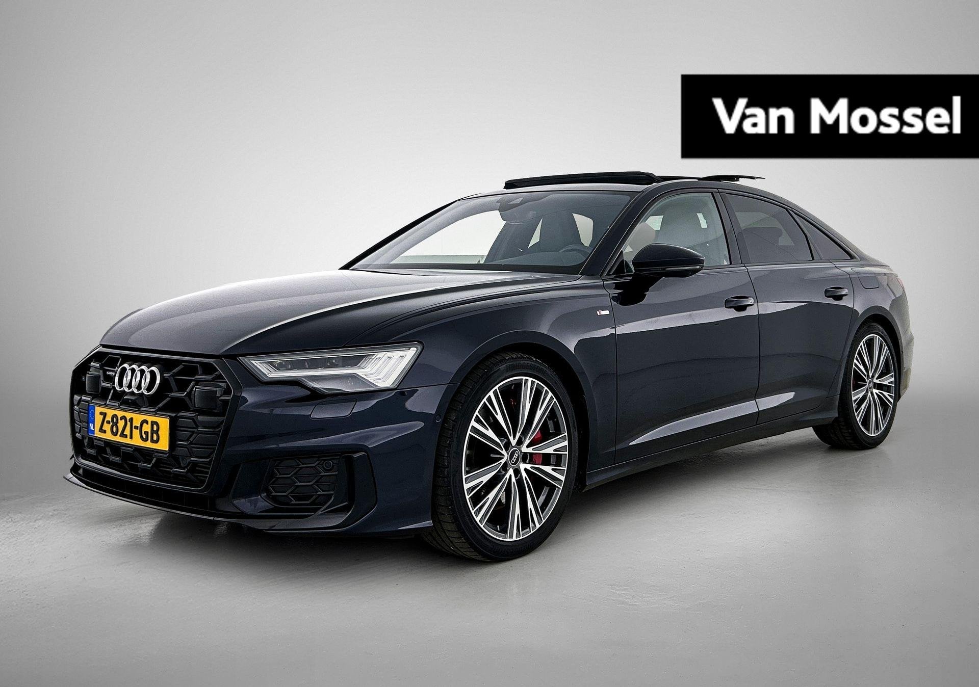 Audi A6 Limousine 55 TFSI e quattro Pro Line S Competition 3, Auto's, 12 maanden, Gebruikt, 4 cilinders, Blauw