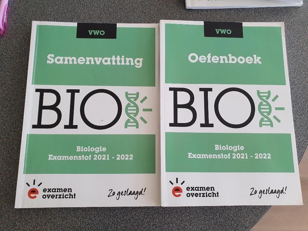 Samenvatting en oefenboek VWO biologie, Ophalen of Verzenden, Beta, Gelezen
