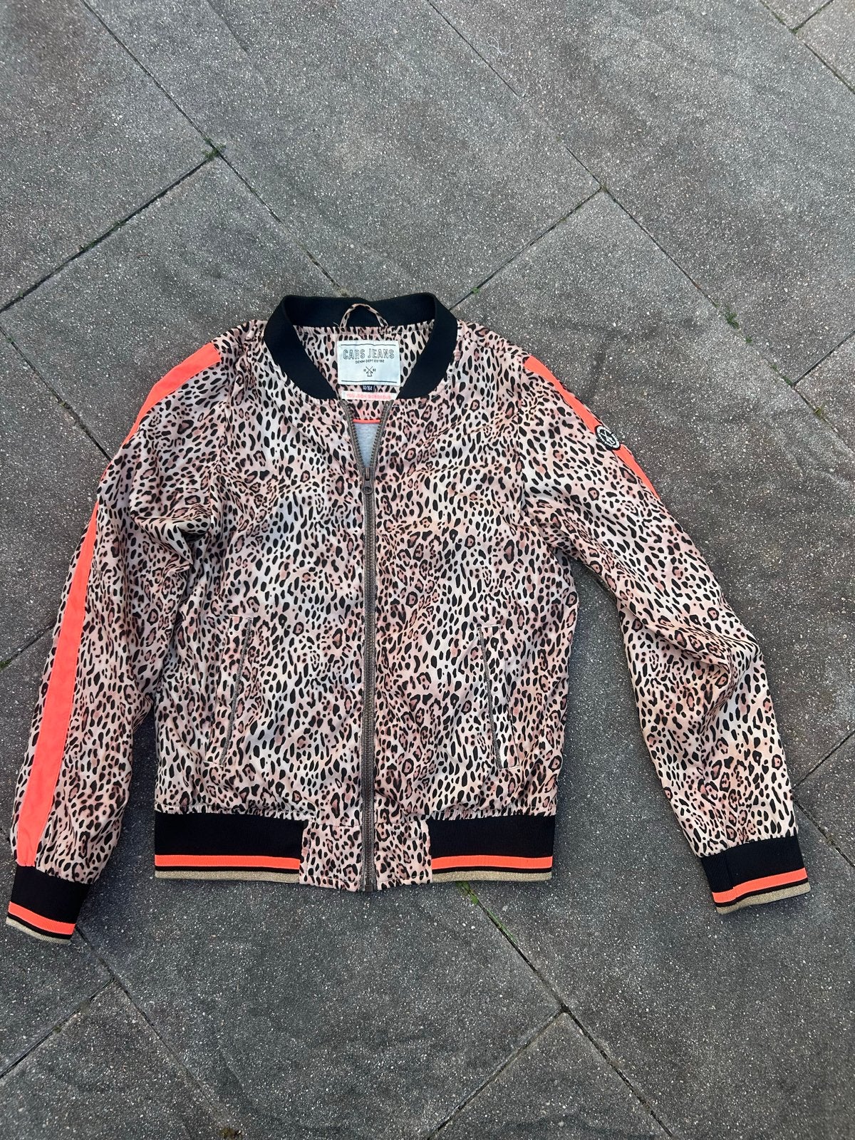Cars Jeans Zomerjas Panterprint Maat 164, Ophalen of Verzenden, Zo goed als nieuw, Meisje, Jas