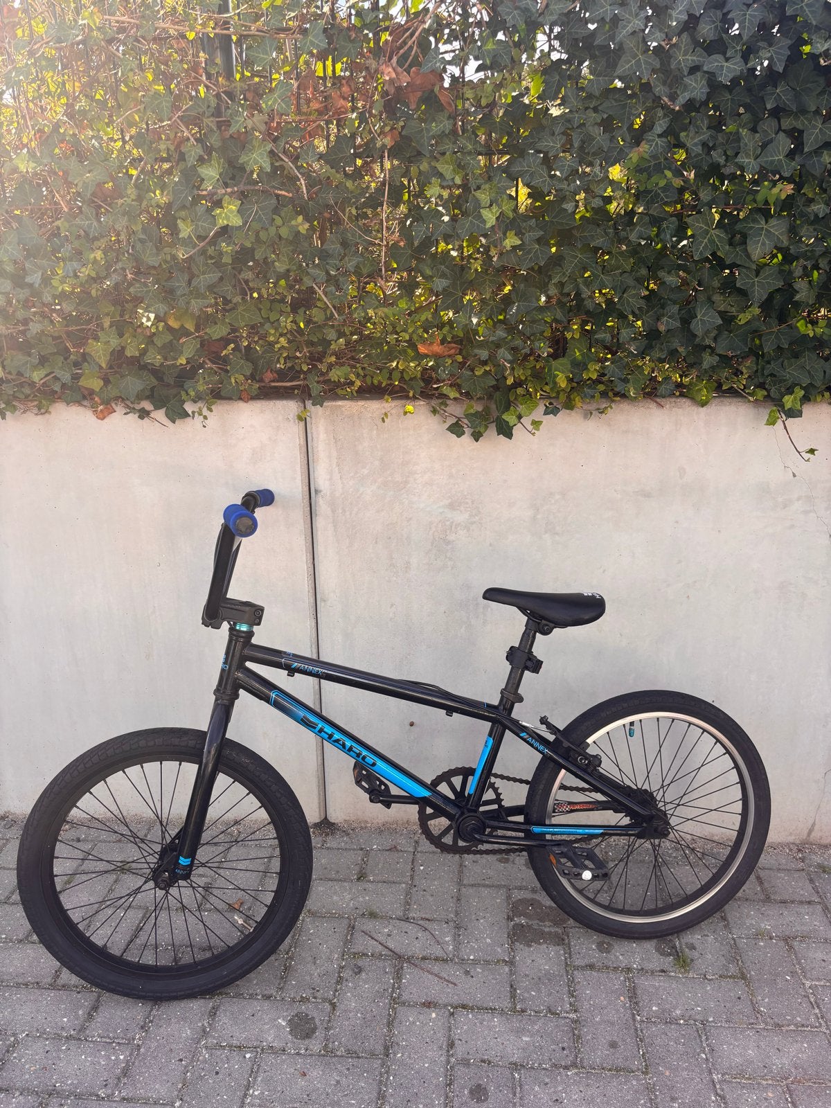 Haro Annex BMX Fiets - Zwart/Blauw - Goede Staat, Ophalen, Gebruikt, Staal, Velgrem