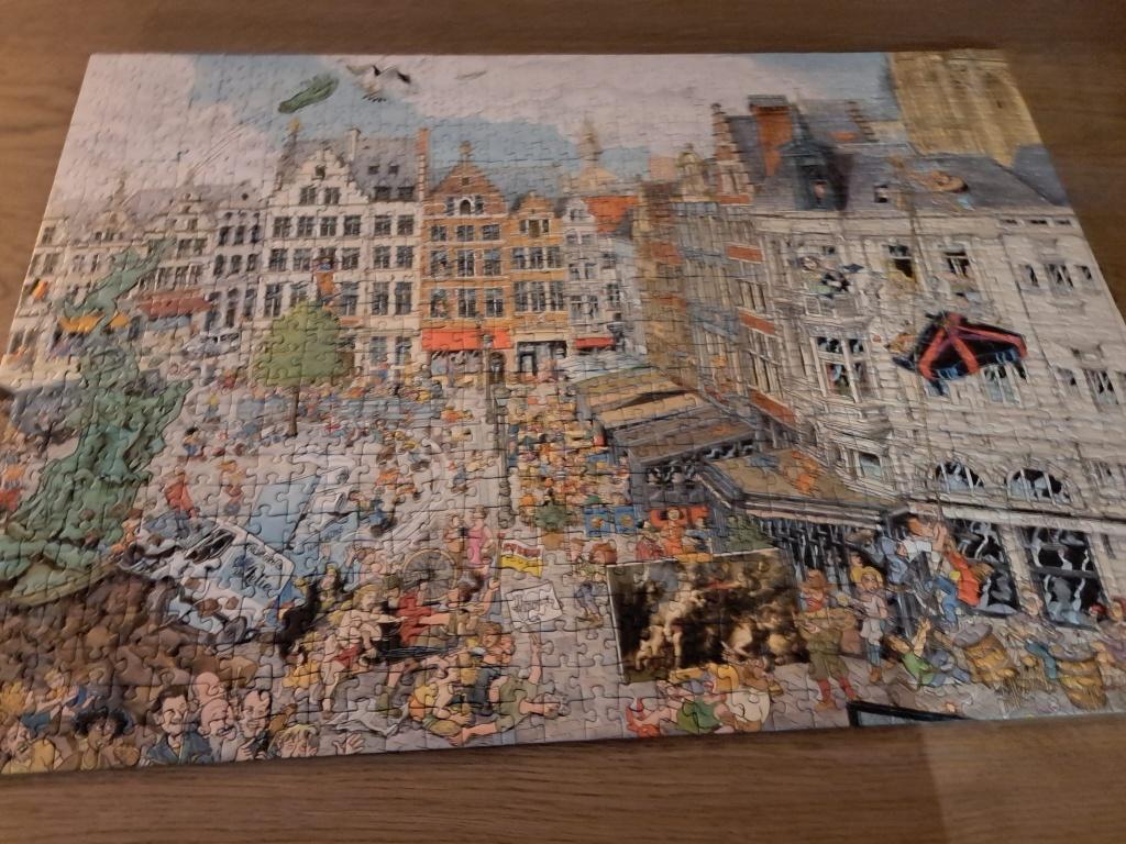 puzzel Ravensburger, Antwerpen, 1000 stukjes, Ophalen of Verzenden, 500 t/m 1500 stukjes, Zo goed als nieuw, Legpuzzel