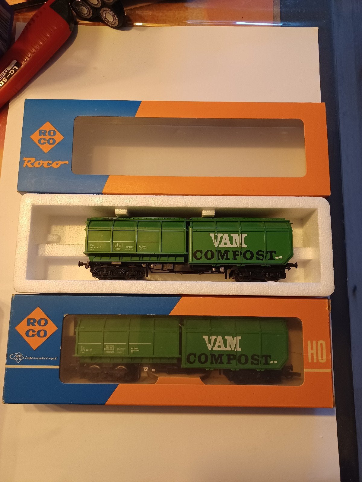 Roco VAM Compost Wagons (2 stuks), Ophalen of Verzenden