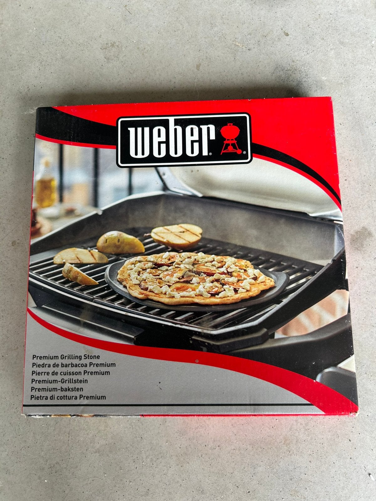 Weber geglazuurde pizzasteen nieuw in de doos, Ophalen of Verzenden, Nieuw